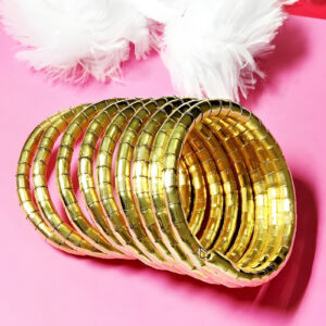 Royal Golden Oxidised Bangle After Six Wear